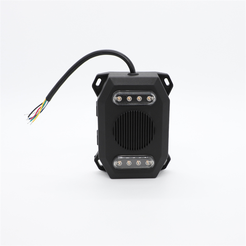 用于工程車白噪聲閃爍報警器 YS-BL1-2C-WN 12~24V 97dB